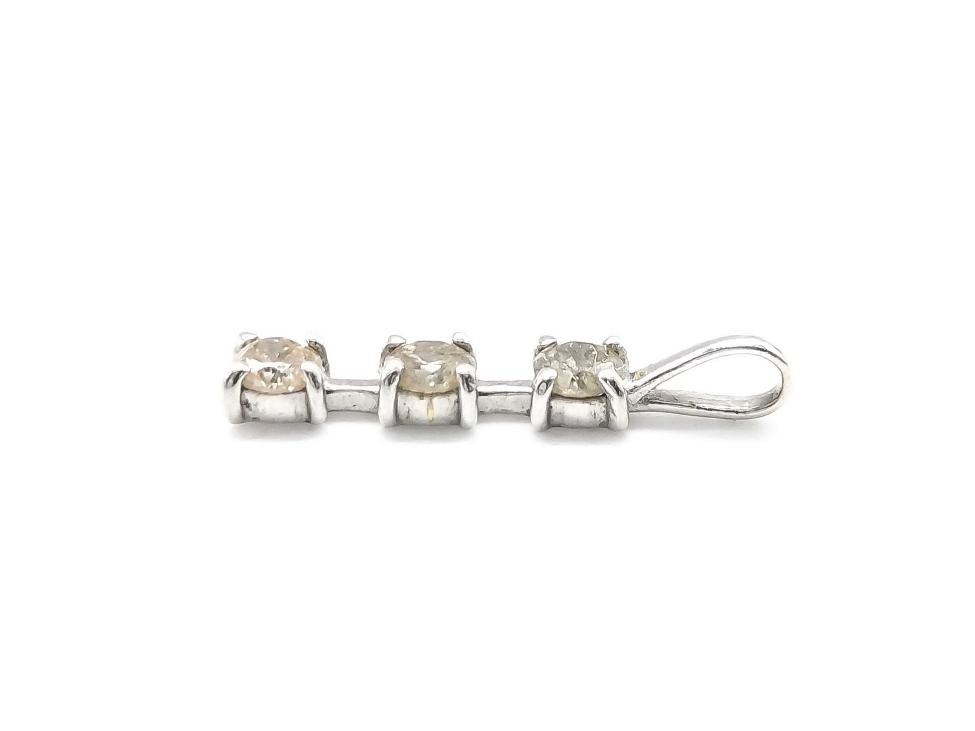 D0.20ct K18WG 0.3g Pendant Top 
