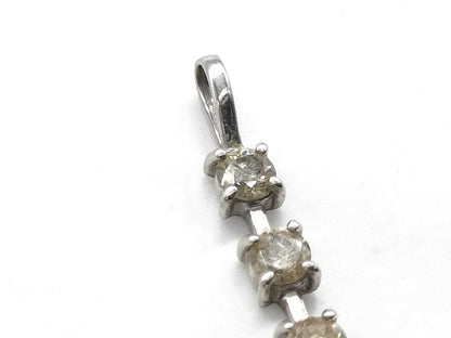 D0.20ct K18WG 0.3g Pendant Top 