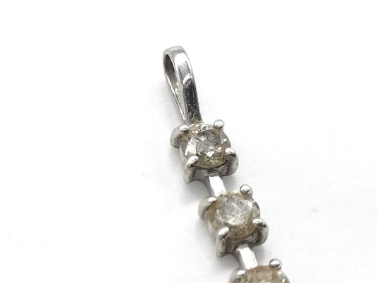 D0.20ct K18WG 0.3g Pendant Top 