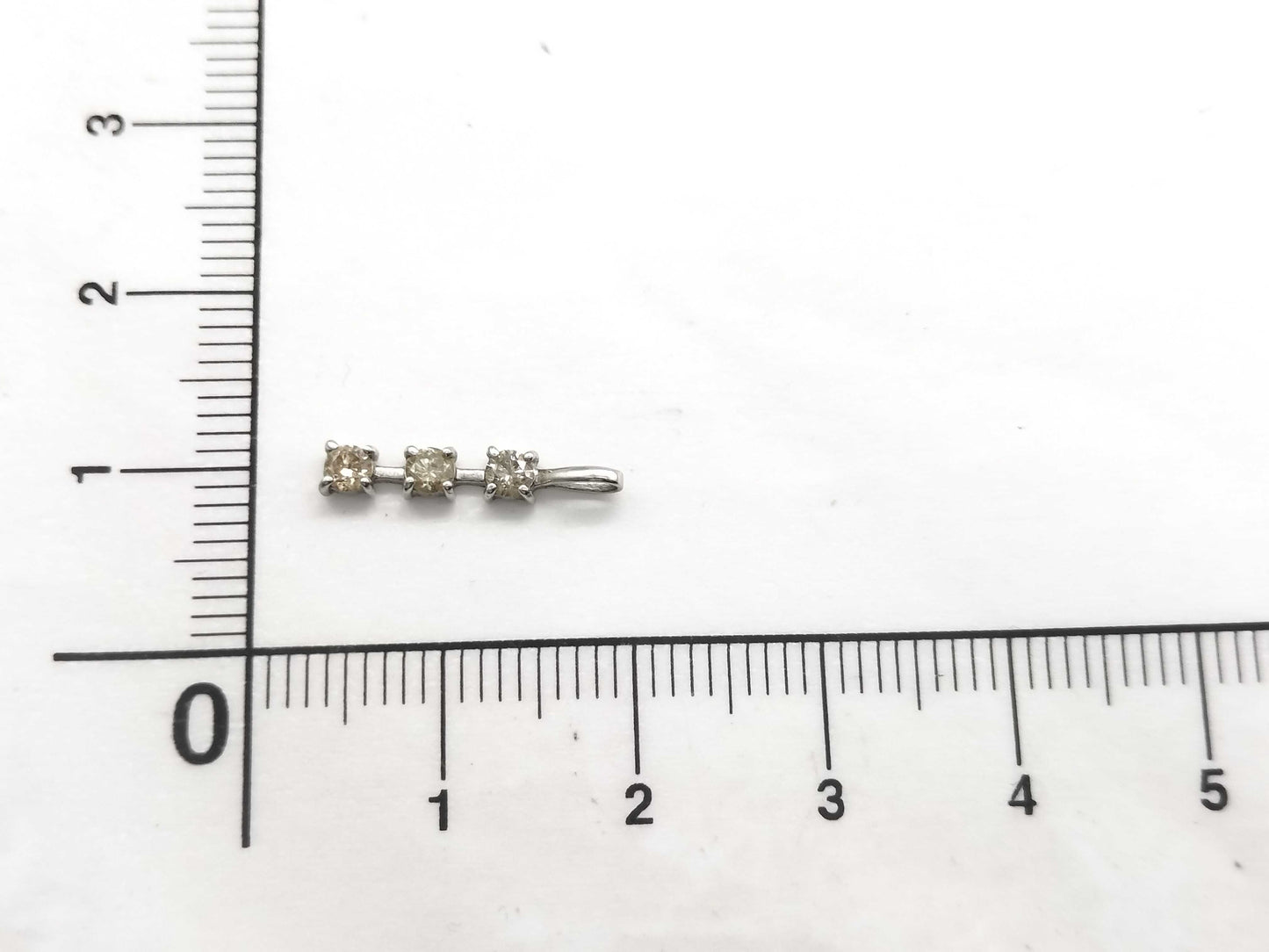 D0.20ct K18WG 0.3g Pendant Top 