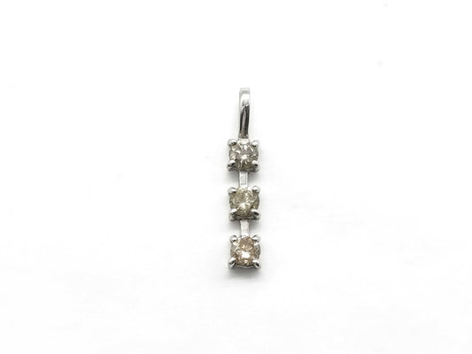 D0.20ct K18WG 0.3g Pendant Top 