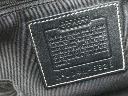 COACH Signature Canvas and Leather Fringe Charm 6828 Handbag