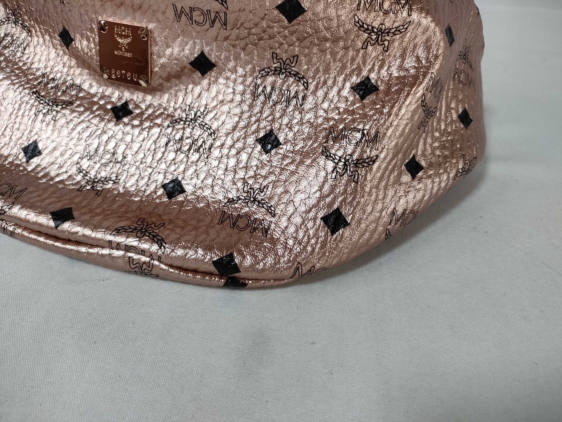 MCM Visetos Studs Waist Bag