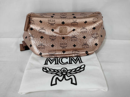 MCM Visetos Studs Waist Bag