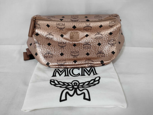 MCM Visetos Studs Waist Bag