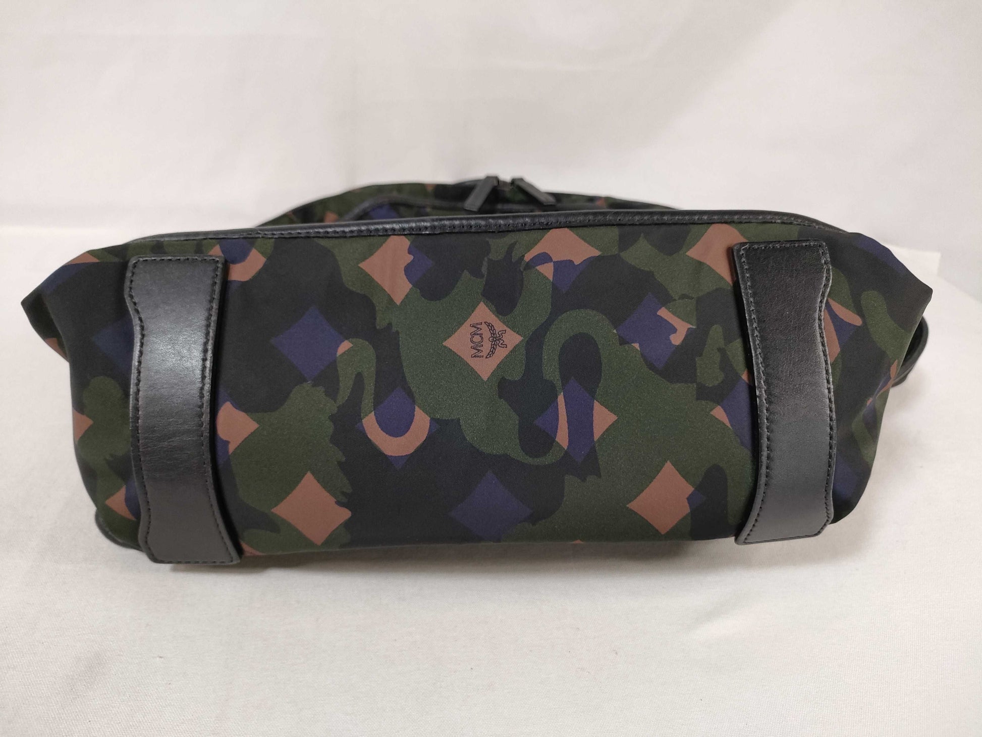 MCM Nylon Camouflage Backpack