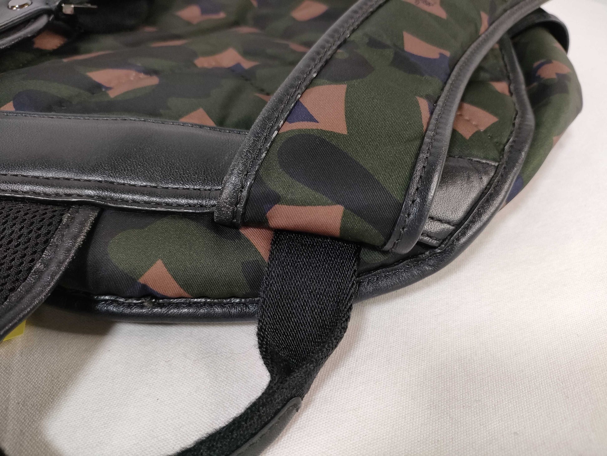 MCM Nylon Camouflage Backpack
