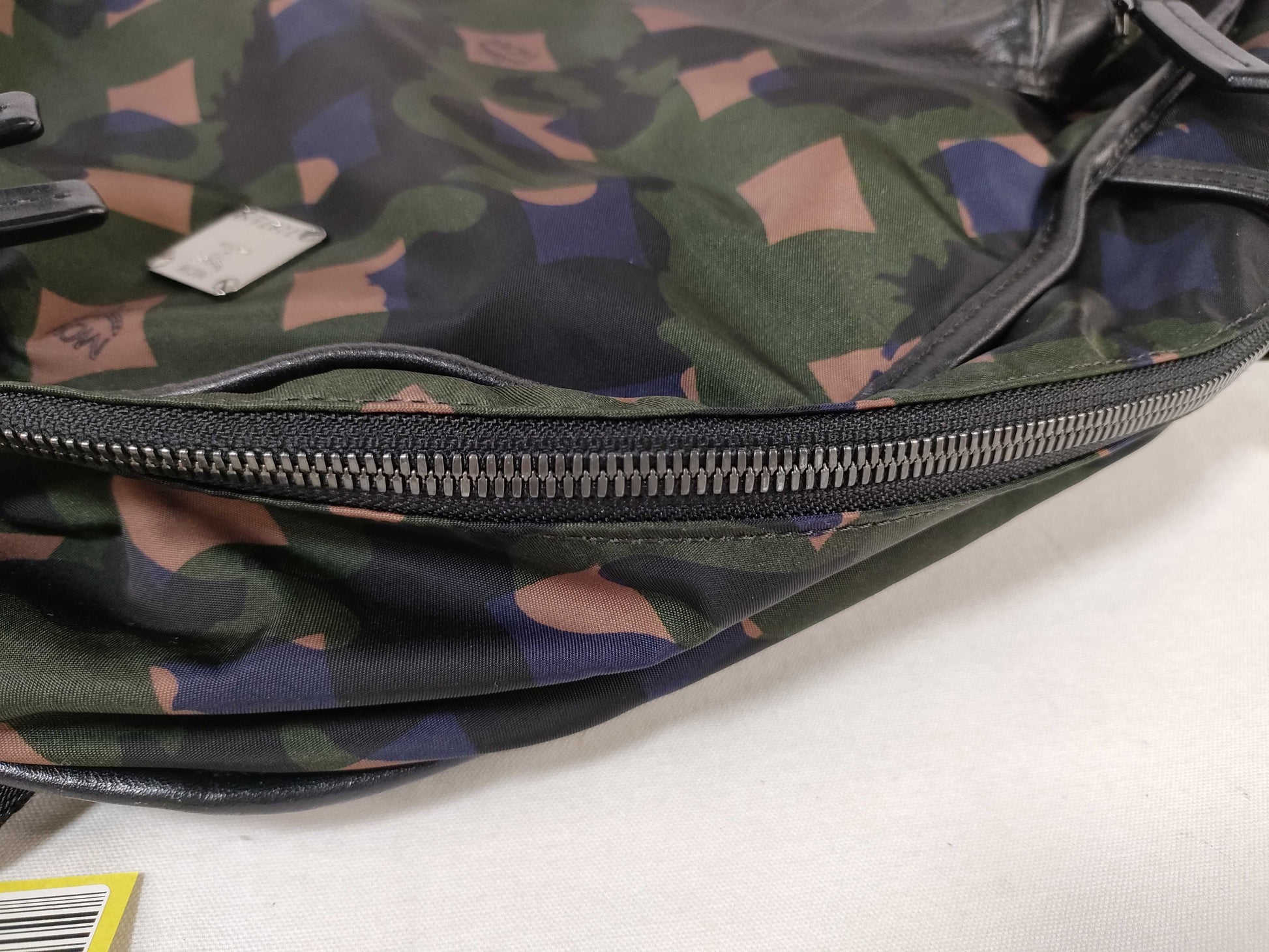 MCM Nylon Camouflage Backpack