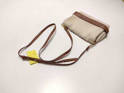 BOTTEGA VENETA Canvas and Leather 2-Way Shoulder Bag