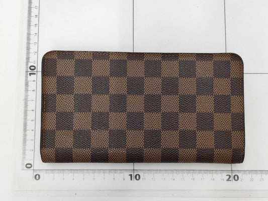 LOUIS VUITTON Damier Porte Monne Zip Wallet