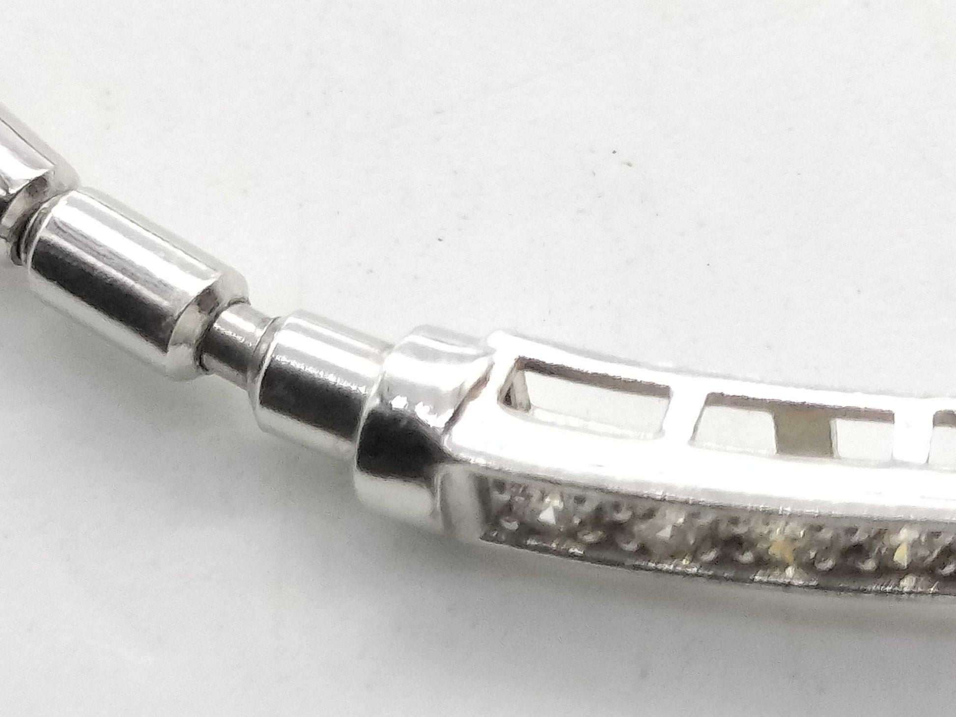 D0.20ct PT950 7.6g Bracelet/Bangle 