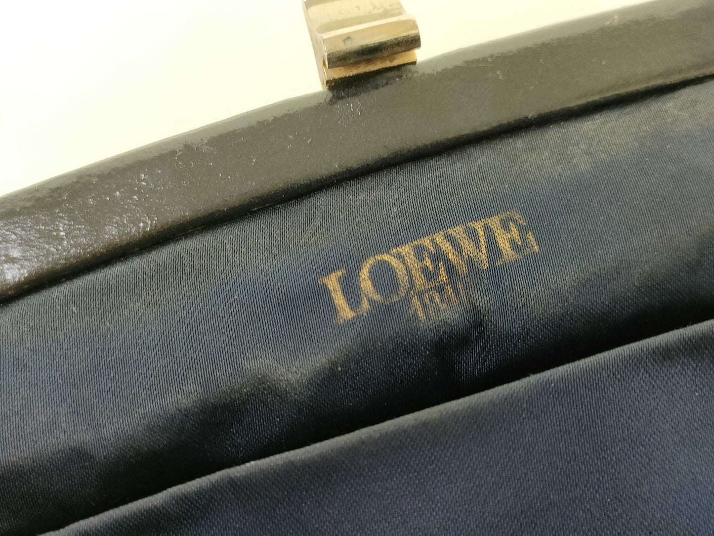 LOEWE Leather Pouch Clutch Bag