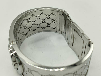 GUCCI GG Pattern Bangle Watch 112 Undying Women's Watch