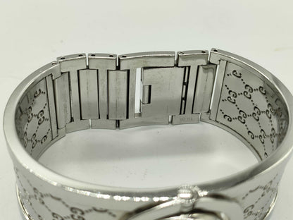 GUCCI GG Pattern Bangle Watch 112 Undying Women's Watch