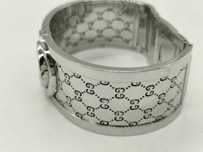 GUCCI GG Pattern Bangle Watch 112 Undying Women's Watch