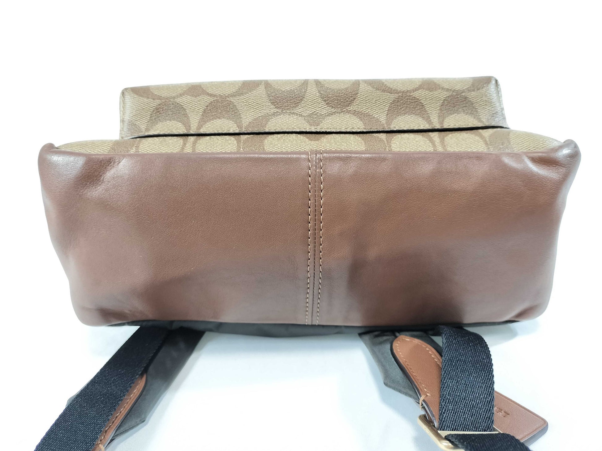 COACH Signature F32200 Signature Backpack Leather PVC Backpack