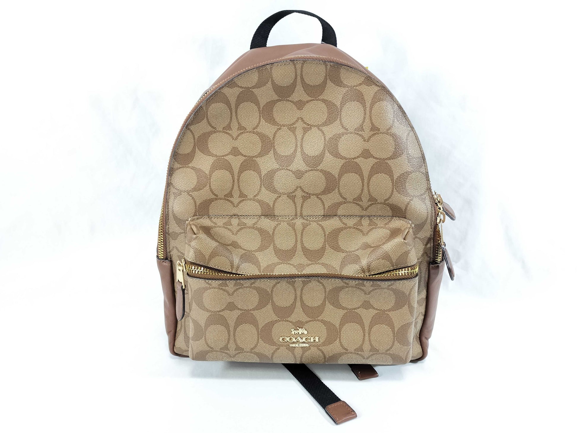 COACH Signature F32200 Signature Backpack Leather PVC Backpack