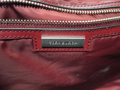 Tory Burch Leather Nylon Tote Bag