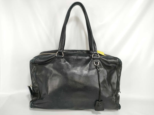 PRADA Leather Tote with Padlock BL0190 Shoulder Bag