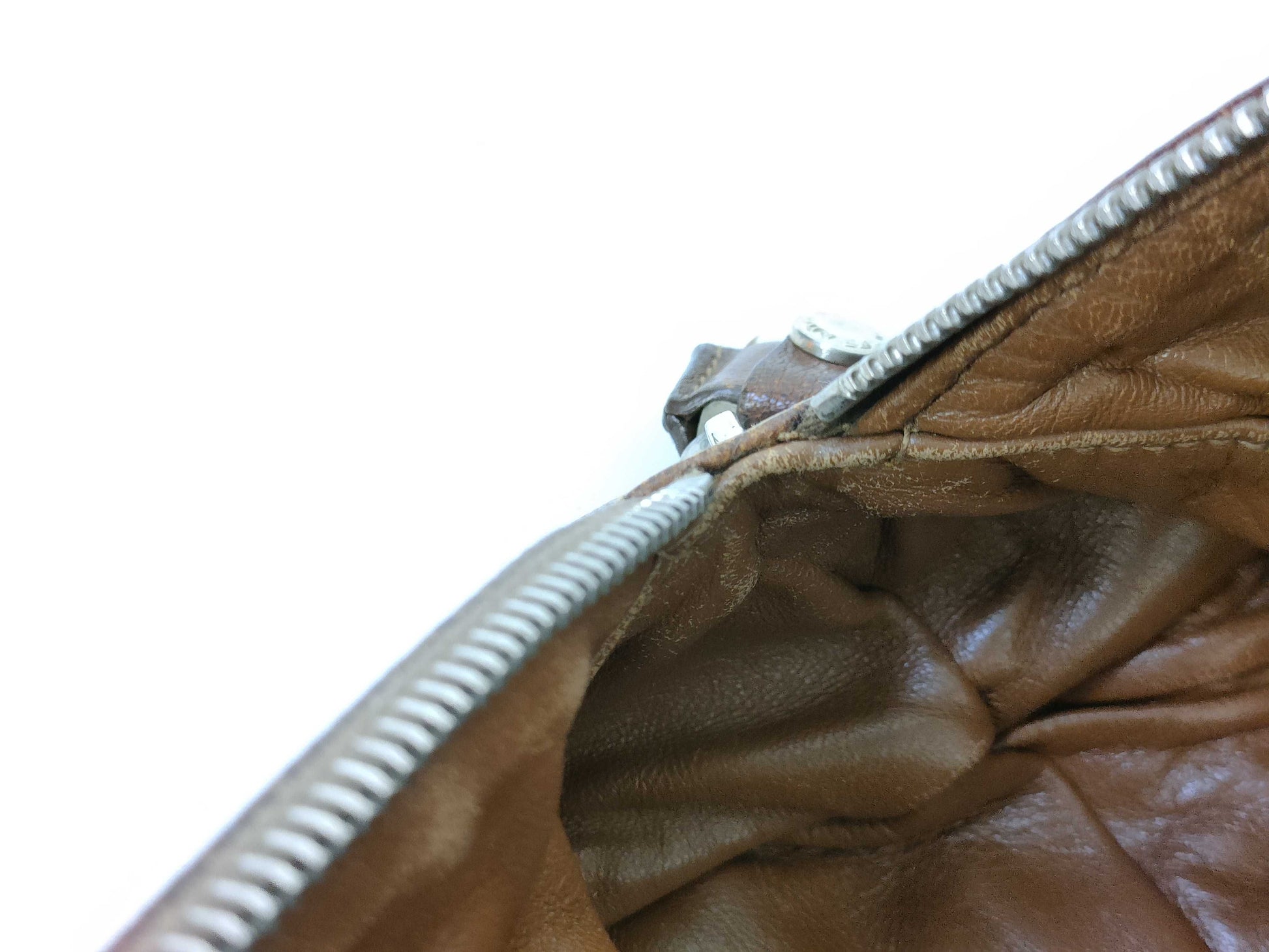 PRADA Leather Tote with Padlock, Brown Handbag