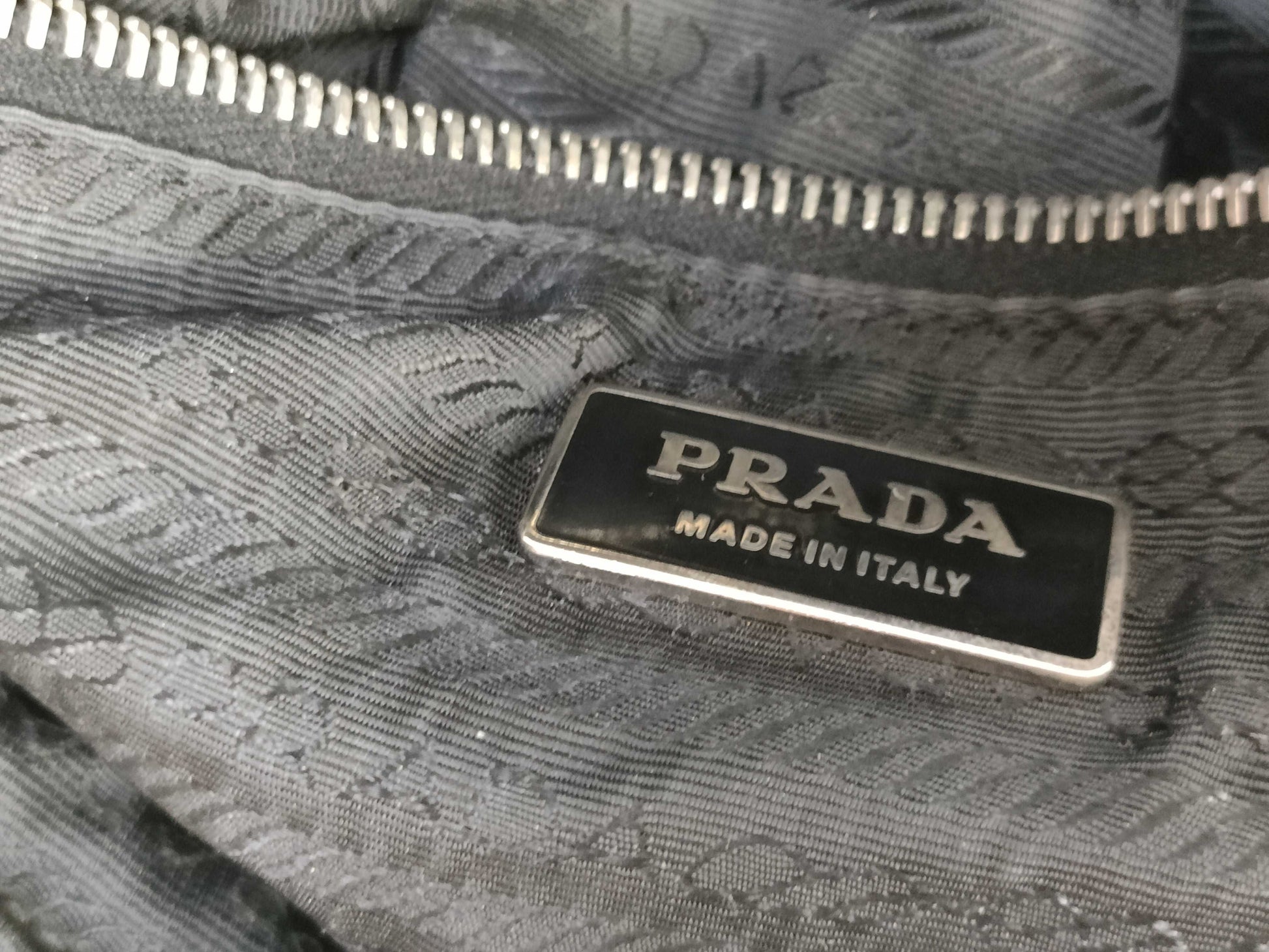PRADA Leather Tote Black Handbag