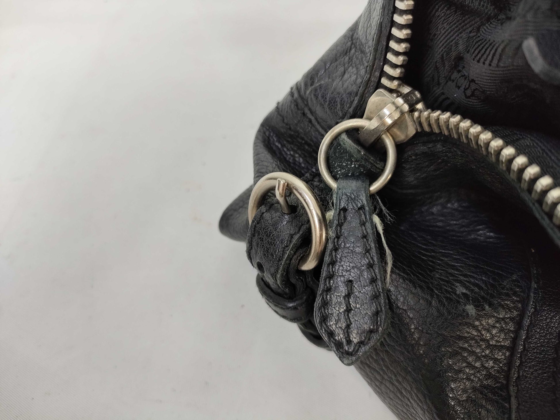 PRADA Leather Tote Black Handbag