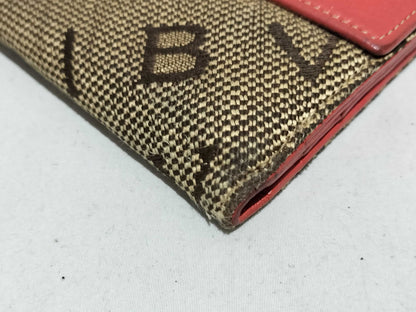 BVLGARI Canvas Long Wallet