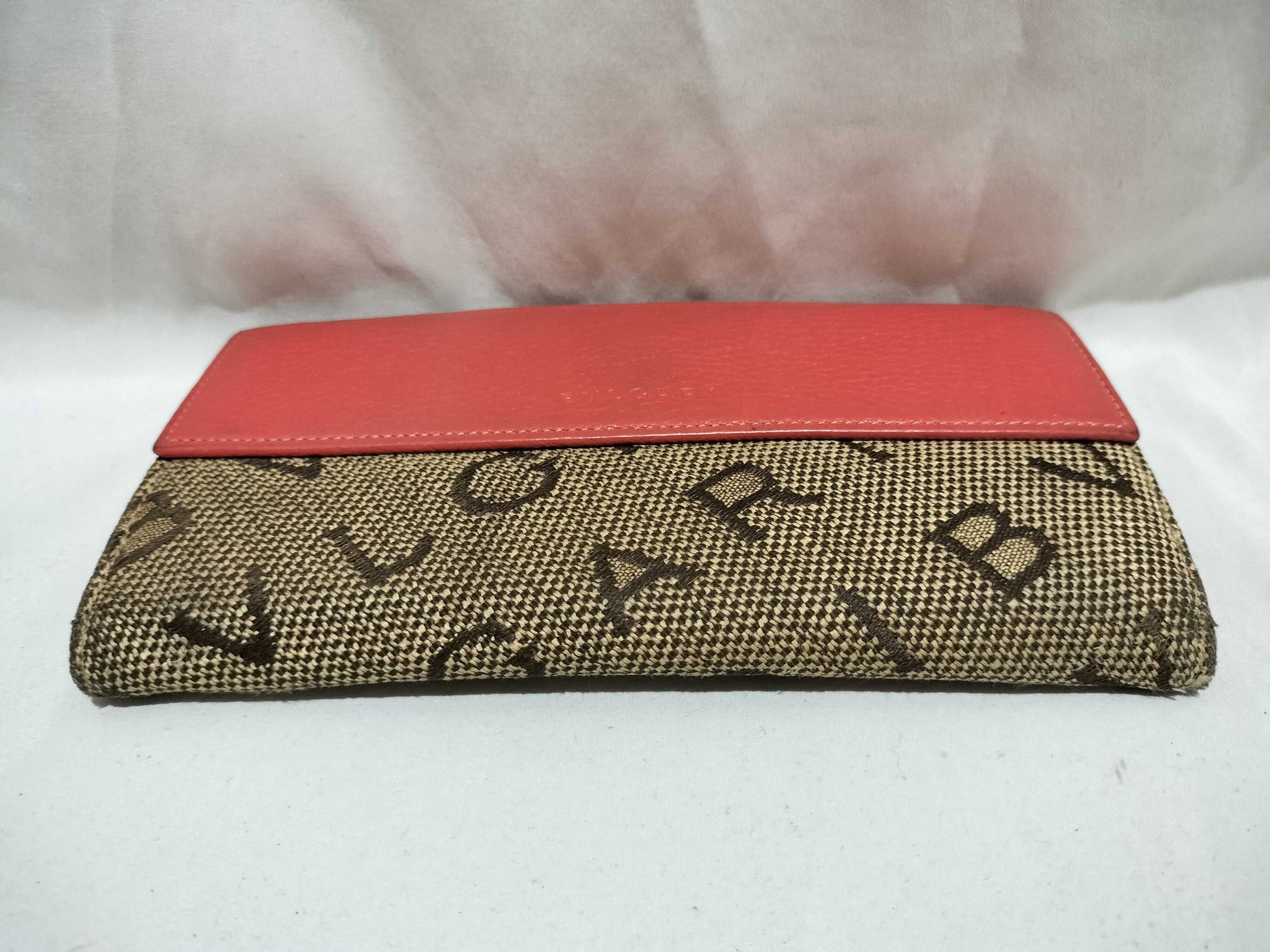BVLGARI Canvas Long Wallet