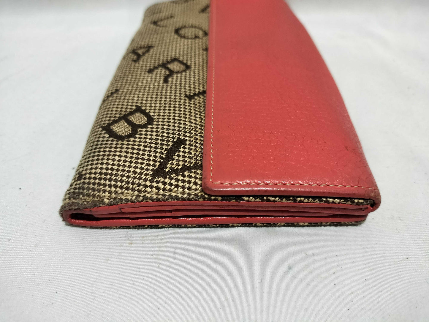 BVLGARI Canvas Long Wallet