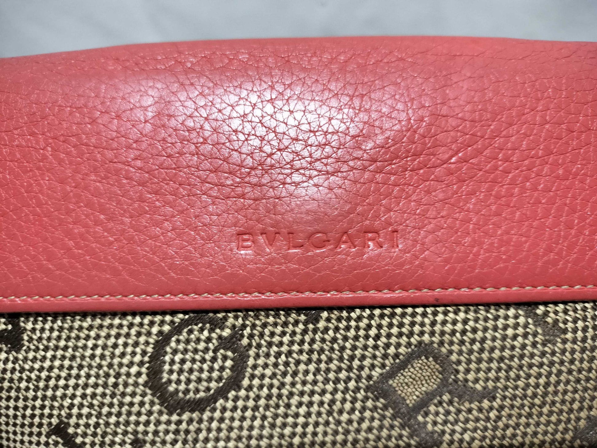 BVLGARI Canvas Long Wallet