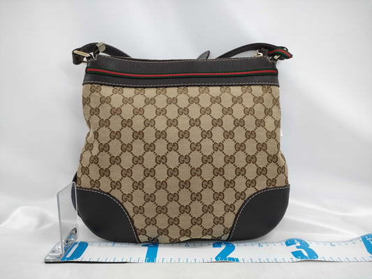 GUCCI GG Canvas Sherry 257065 Shoulder Bag