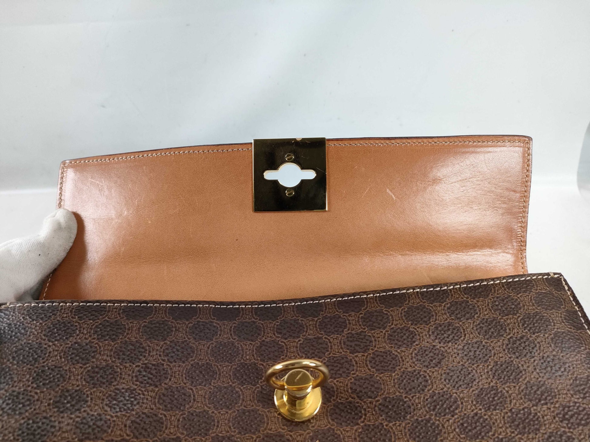CELINE Macadam Handbag