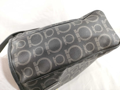 Salvatore Ferragamo Gancini PVC Tote Bag Handbag