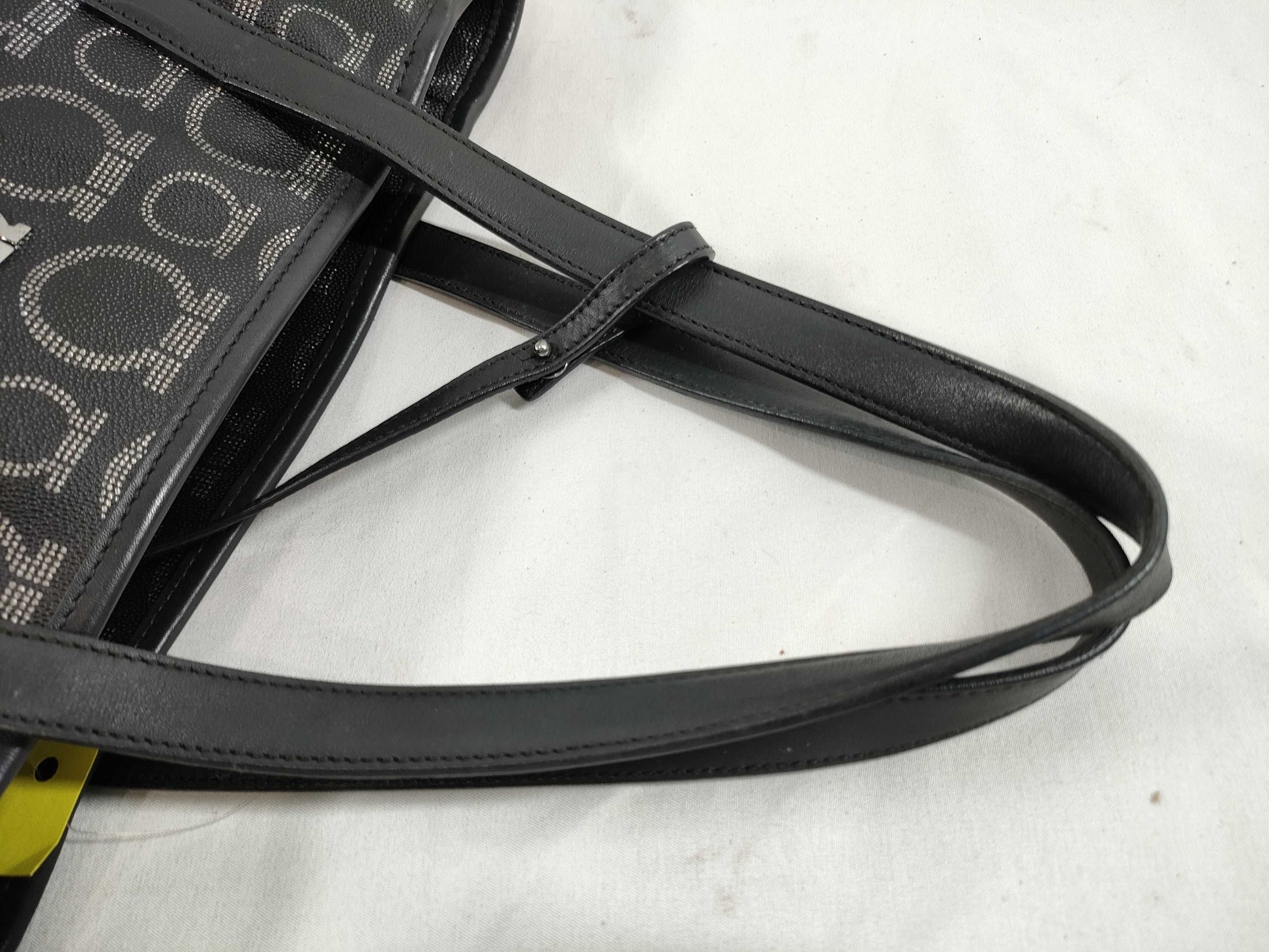 Salvatore Ferragamo Gancini PVC Tote Bag Handbag