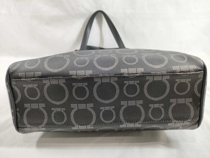 Salvatore Ferragamo Gancini PVC Tote Bag Handbag