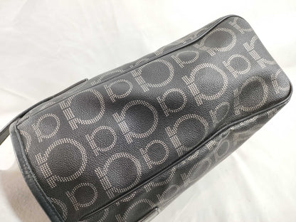 Salvatore Ferragamo Gancini PVC Tote Bag Handbag