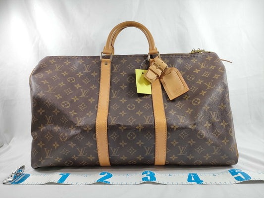 LOUIS VUITTON M41426 Monogram Keepall 50 Boston Bag