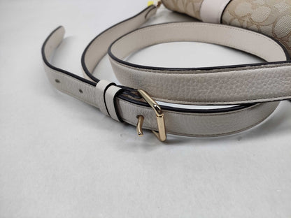 COACH Signature Leather Shoulder Bag C8307