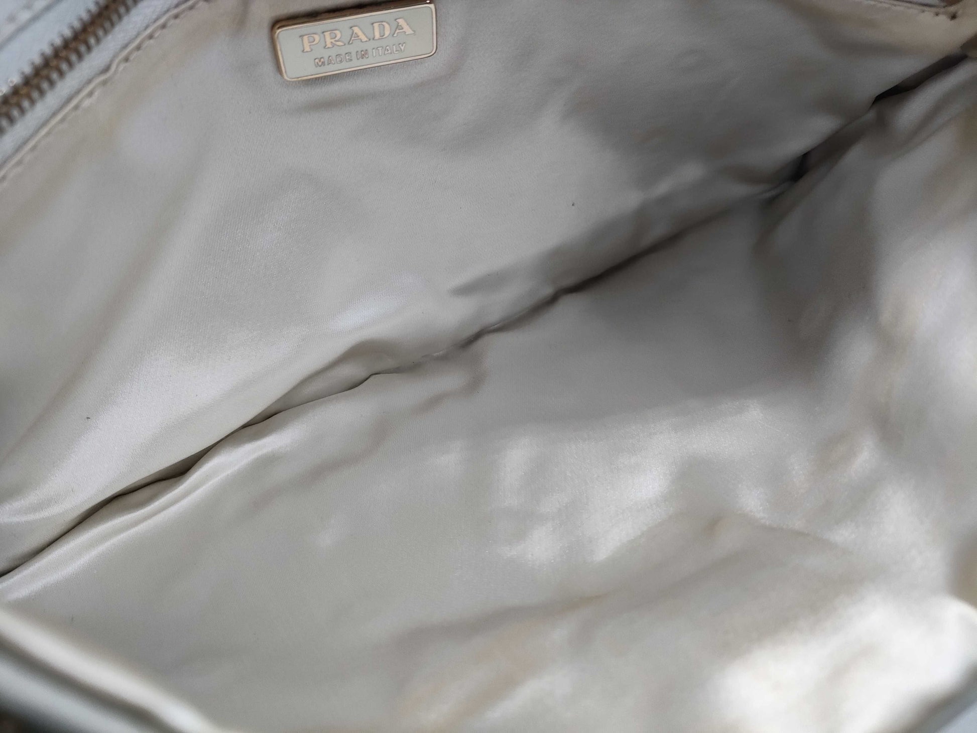 PRADA Perforated Leather Shoulder Bag