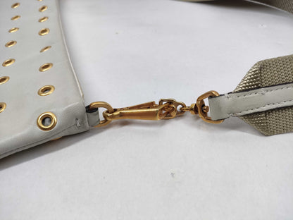 PRADA Perforated Leather Shoulder Bag