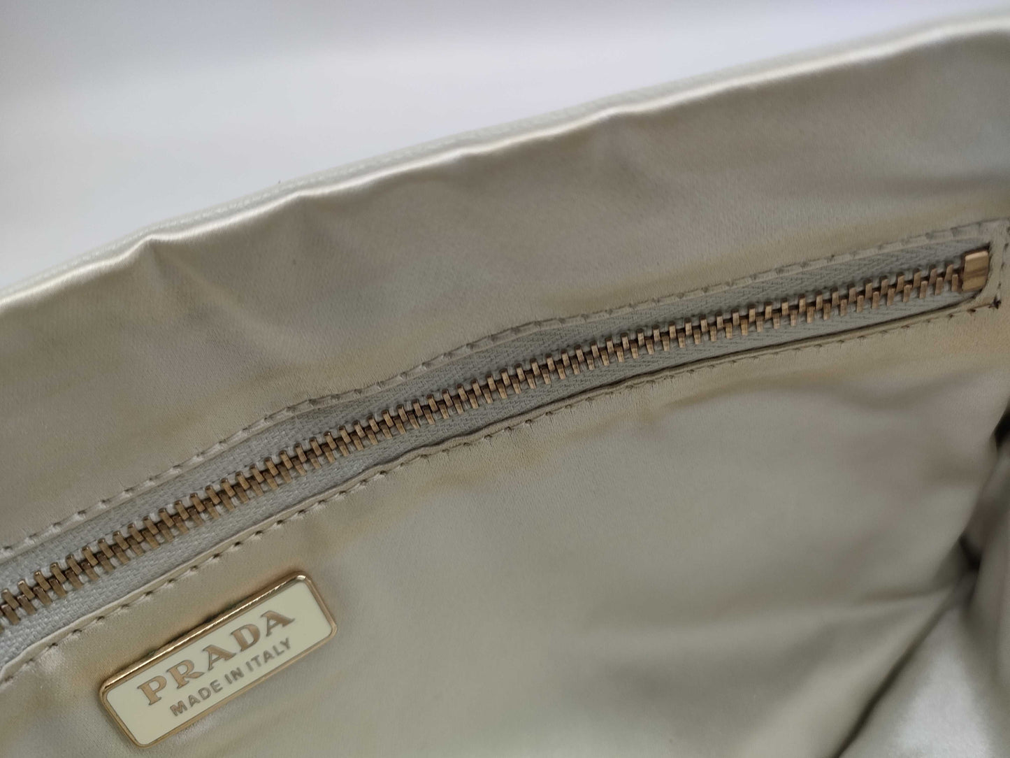 PRADA Perforated Leather Shoulder Bag