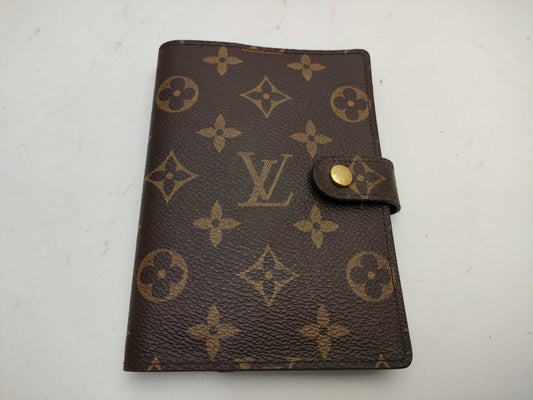 LOUIS VUITTON Monogram R20005 Agenda PM Notebook Cover