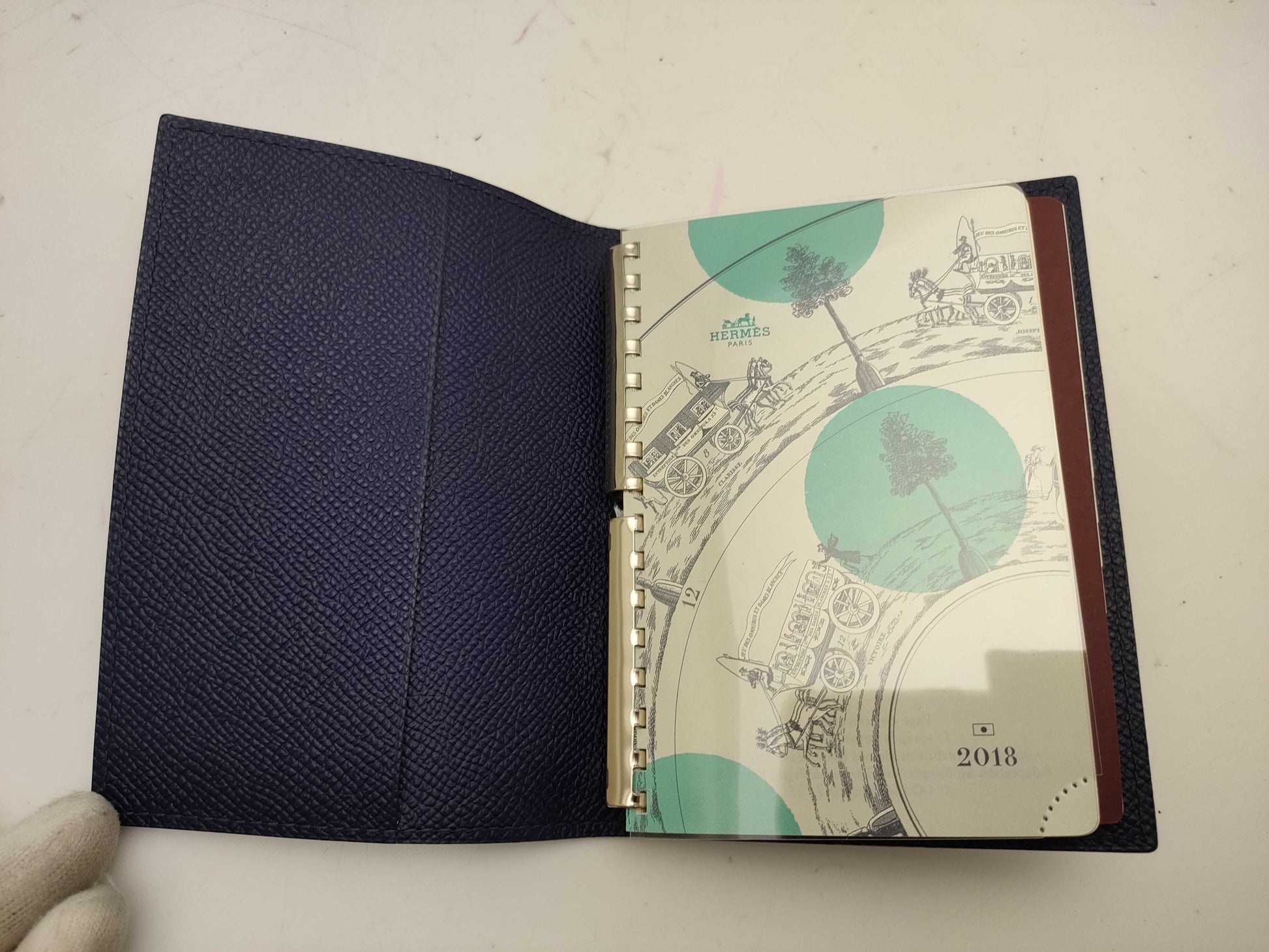 HERMES HERMES system notebook cover