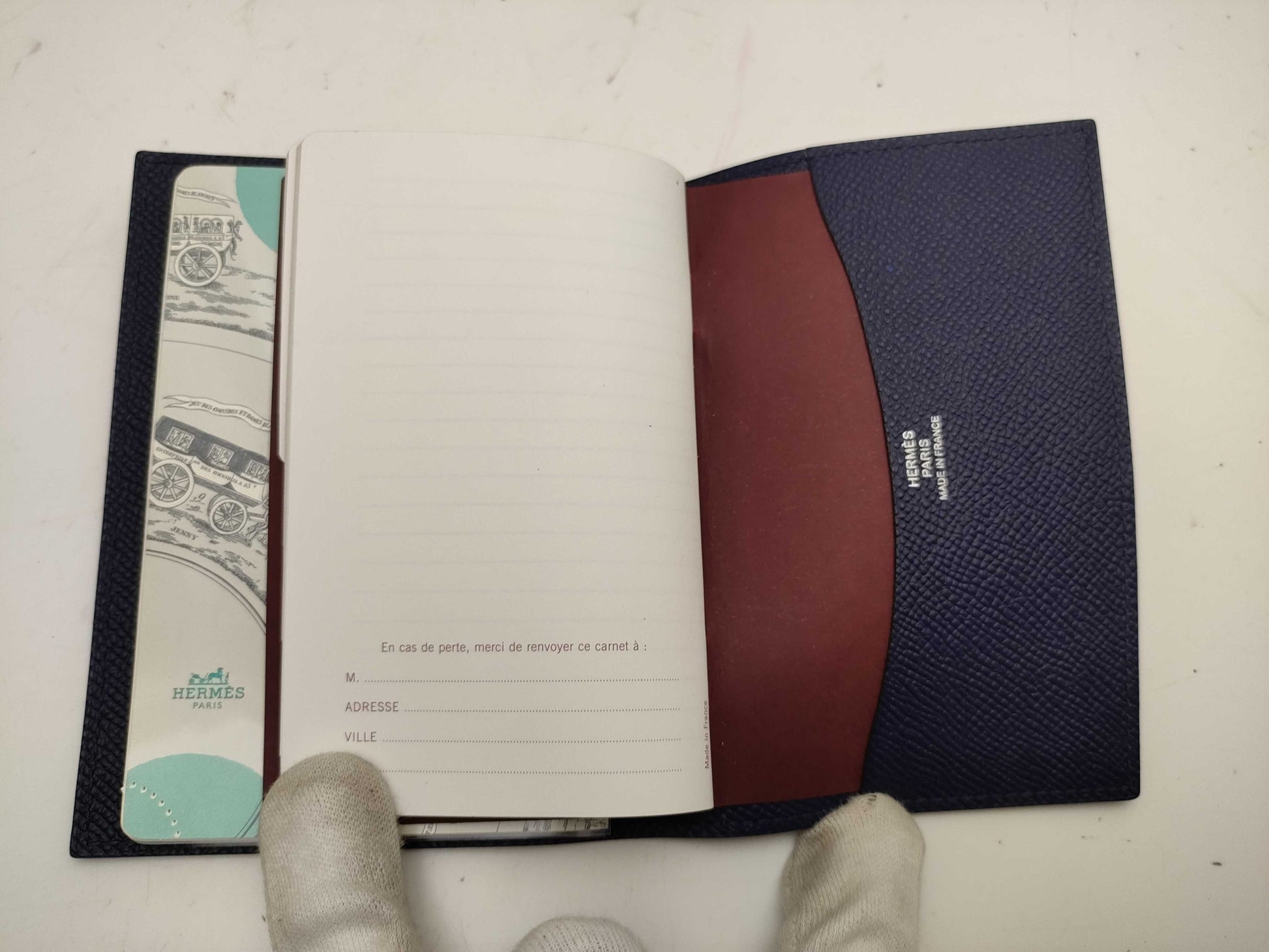 HERMES HERMES system notebook cover