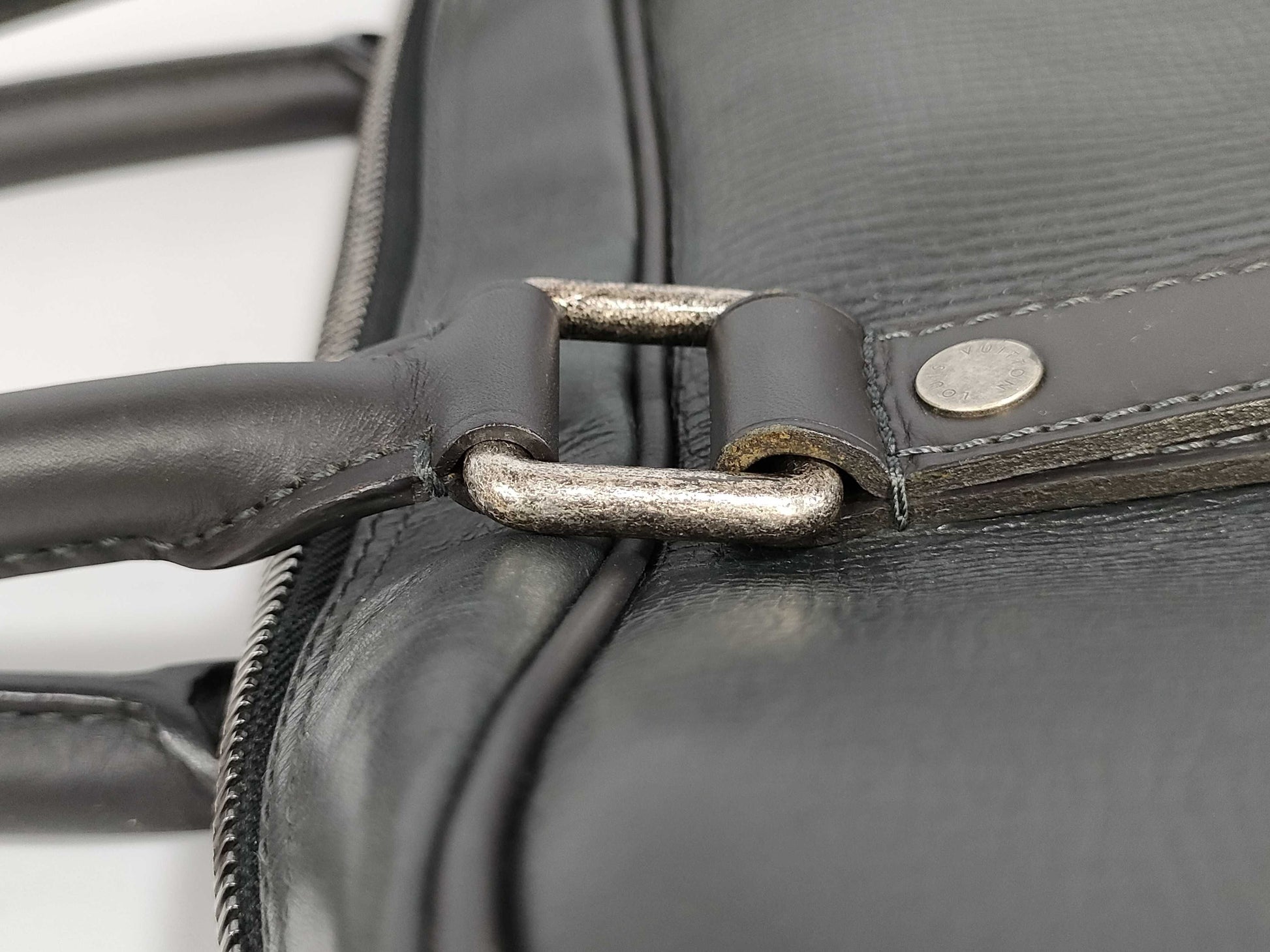 LOUIS VUITTON [Model Number] M97019 Utah Acoma Basalt Business Bag 