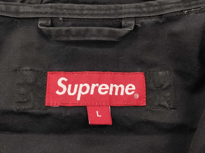Supreme Mesh Pocket Cargo Jacket 21SS Black Jacket