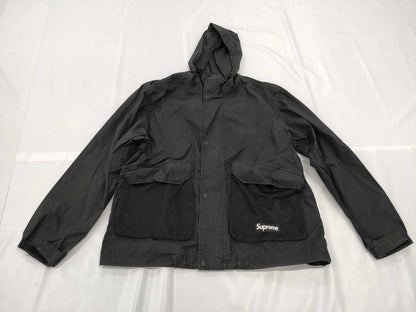 Supreme Mesh Pocket Cargo Jacket 21SS Black Jacket
