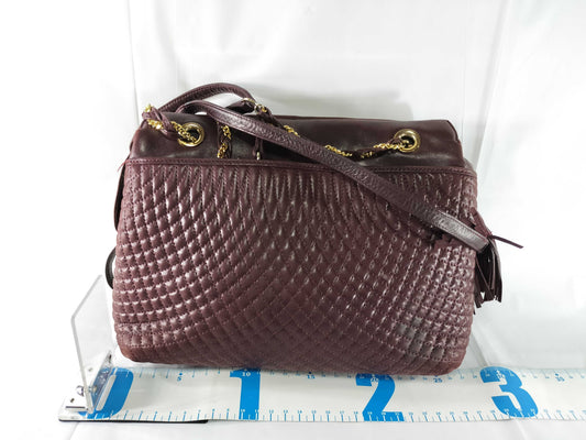 BALLY Quilted Chain Hand Tote Bag