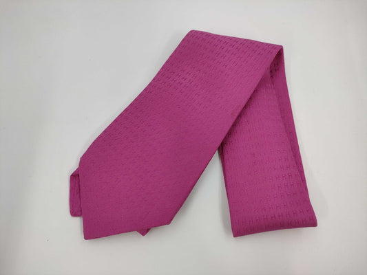 HERMES pink tie