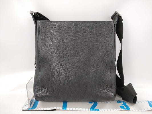 Salvatore Ferragamo Gancini Embossed Leather Shoulder Bag